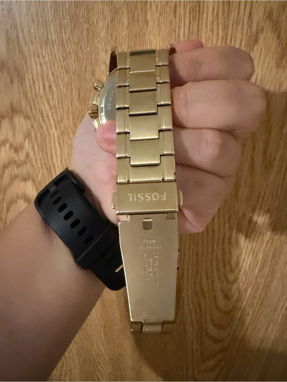 Fossil Gold Bracelet Chronograph Watch